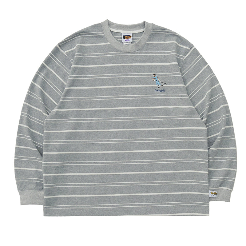 Battles Baseball Stripes Long Sleeves