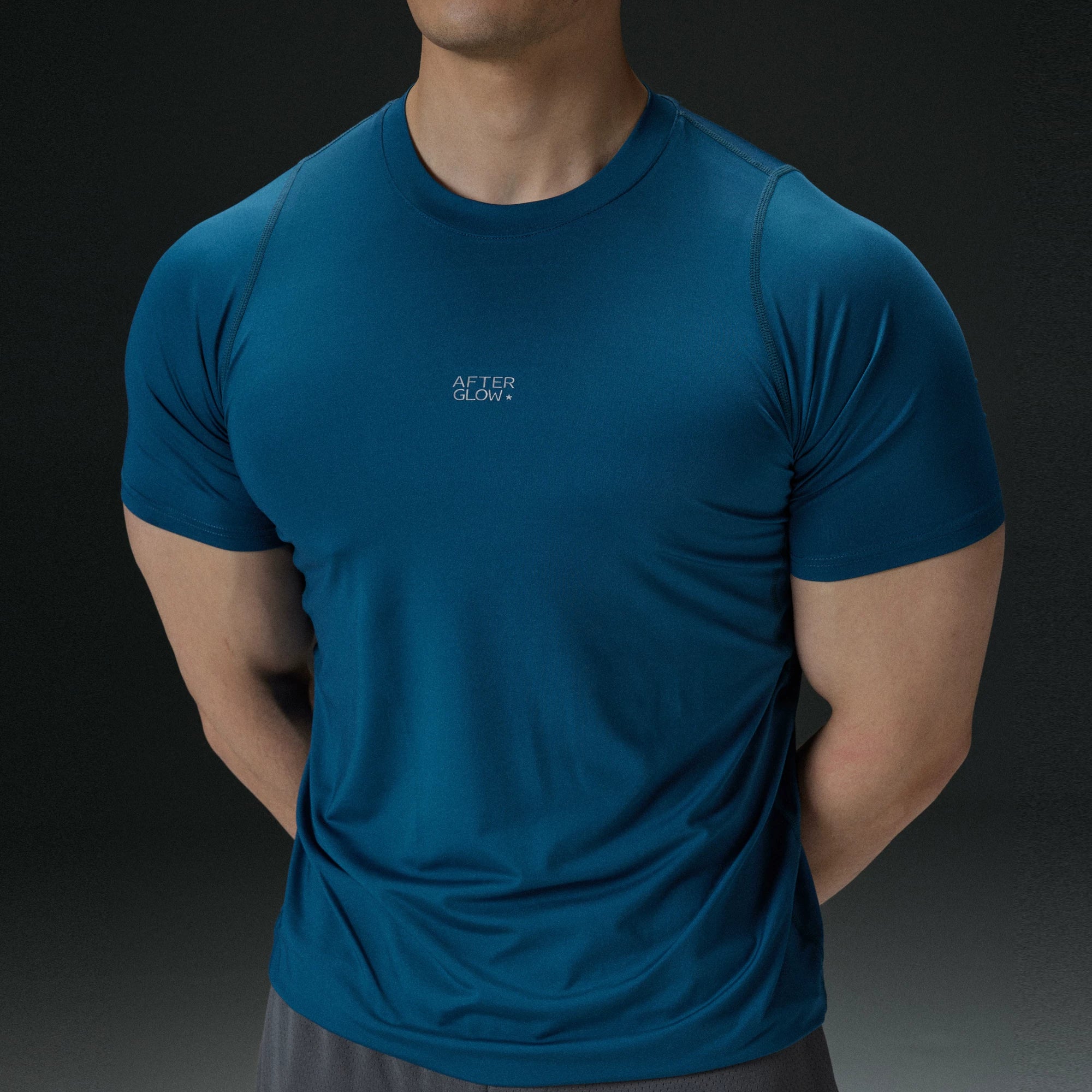 AFTERGLOW High Elastic Quick Dry Sports TEE