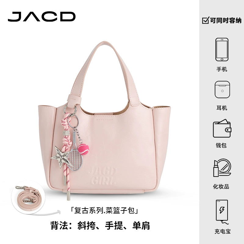 JACD Shoulder Messenger Bag Bucket Bag