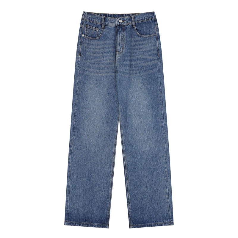 MMBBT Vintage Loose Drape Straight Jeans