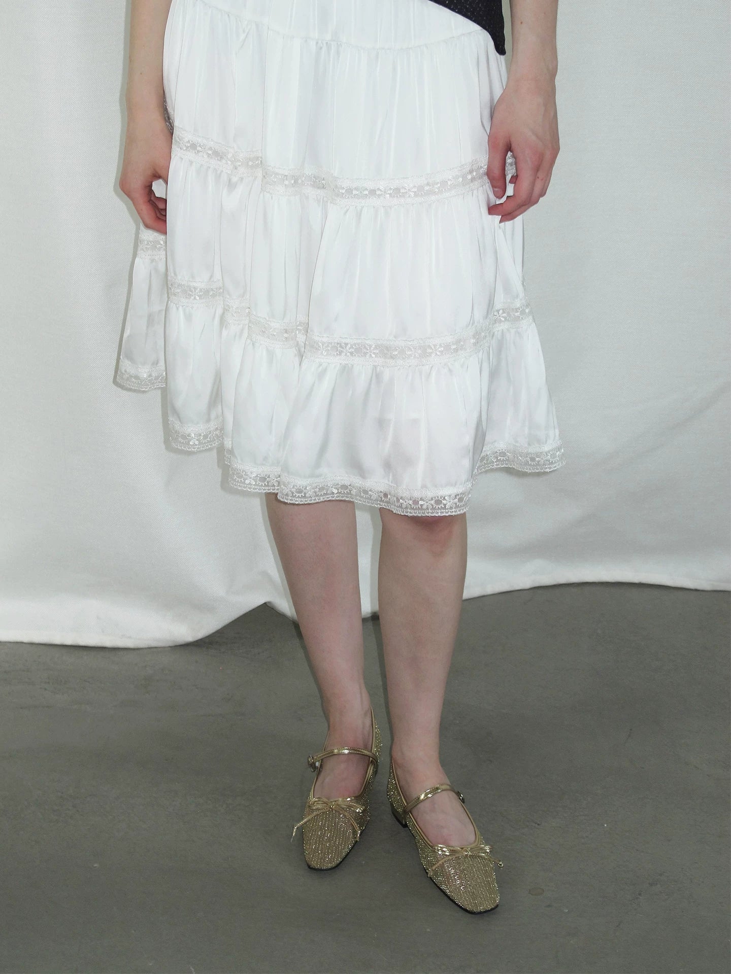 Maltelle Bow Woven Mesh Shoes
