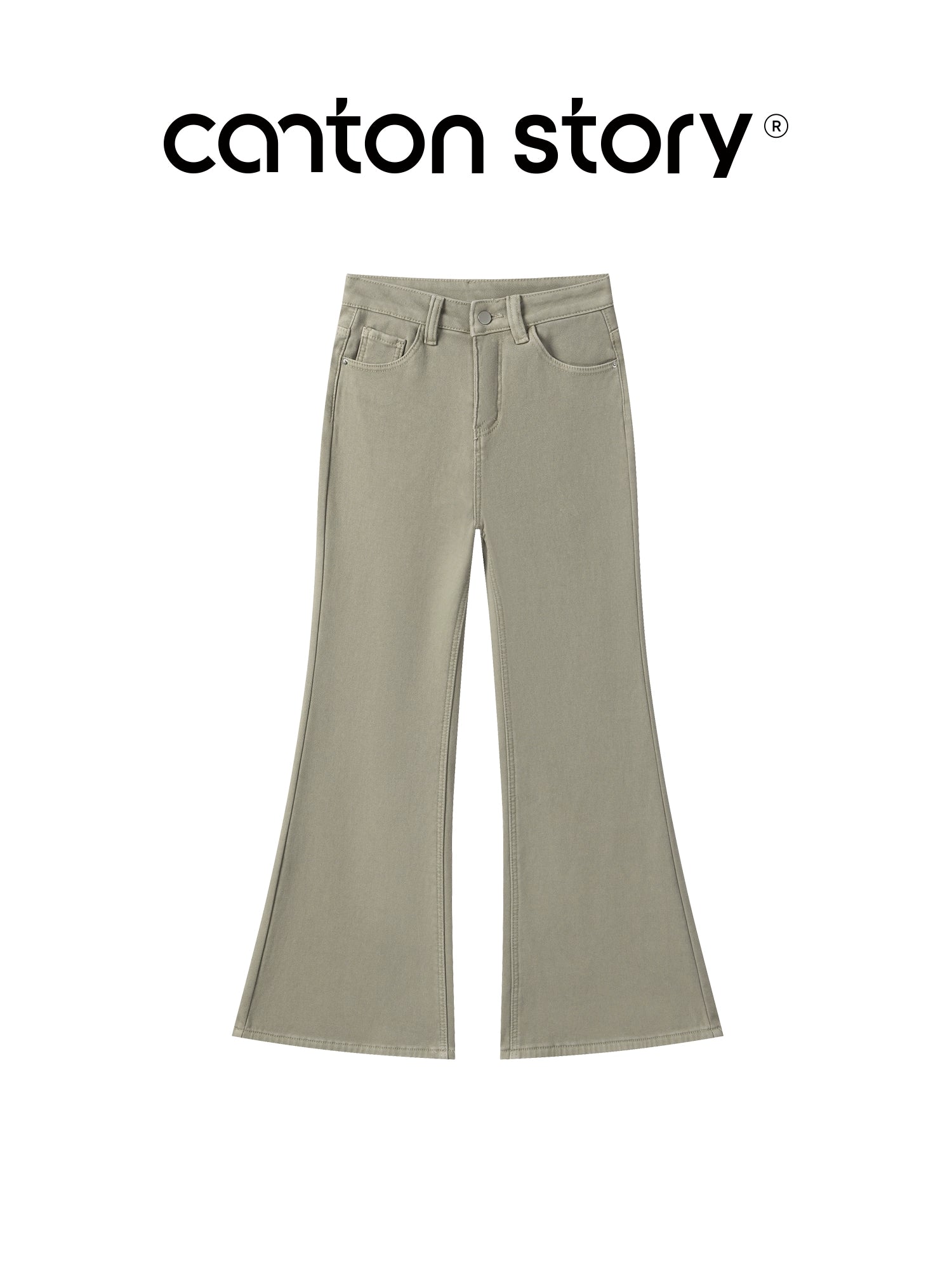 Cantonstory Vintage High Waist Skinny Jeans