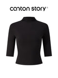 Cantonstory Retro Simple Short Tee