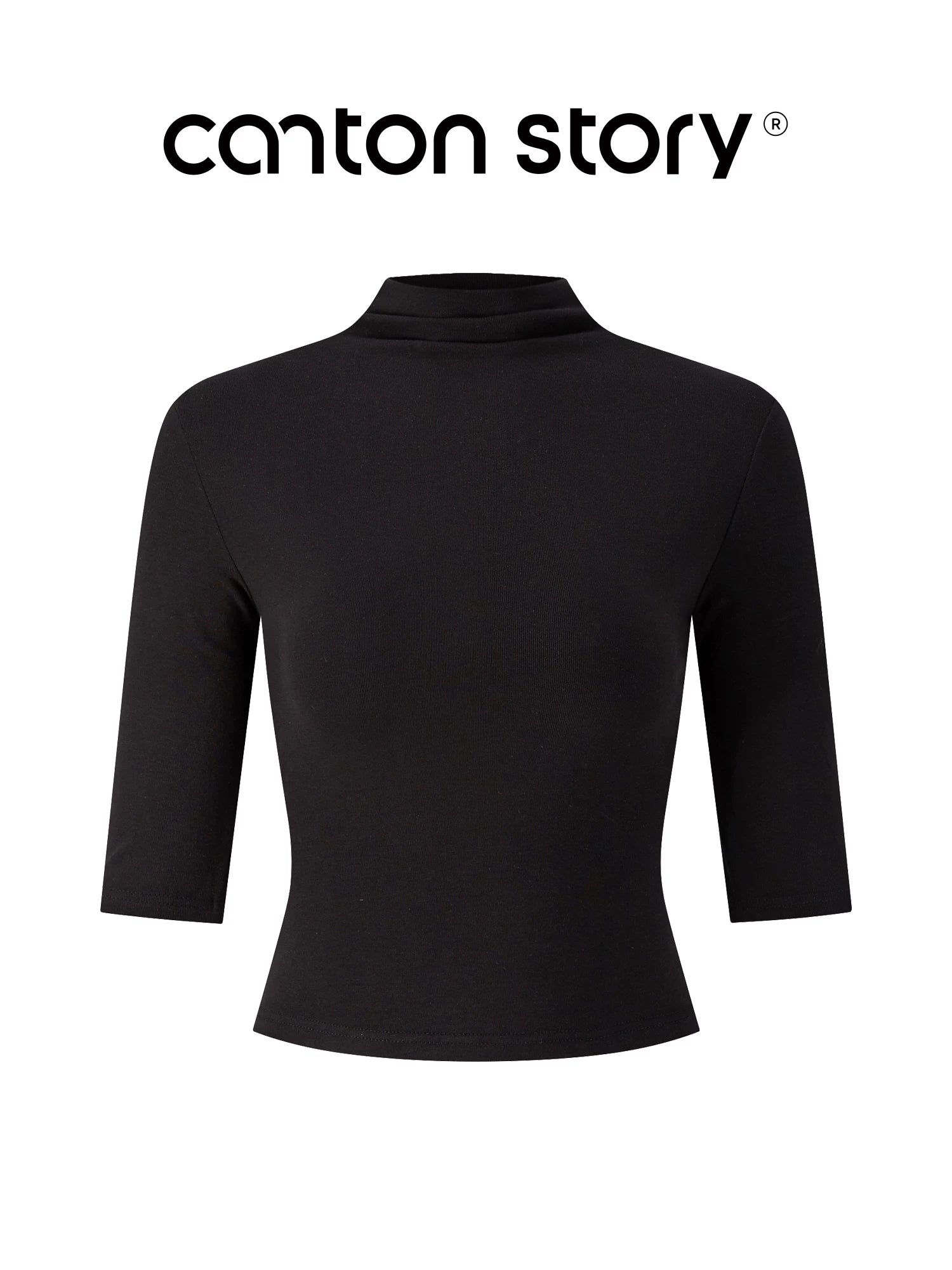 Cantonstory Retro Simple Short Tee