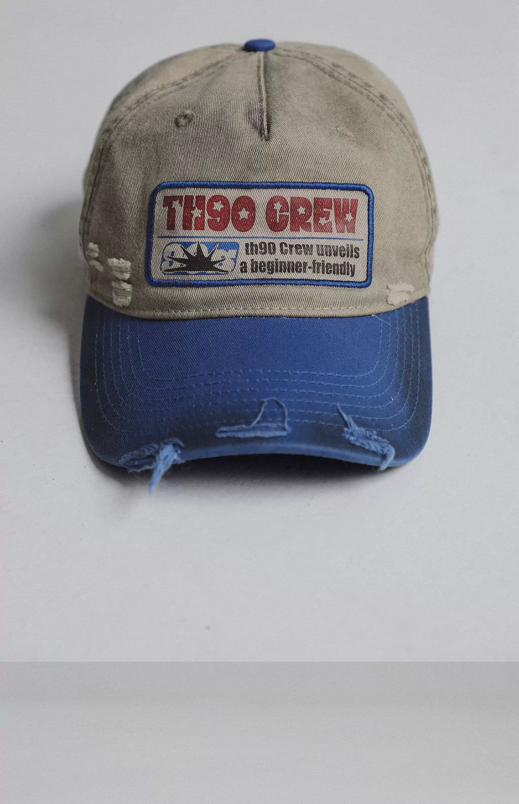 TH90CREW Vintage Destroyed Old Baseball Cap