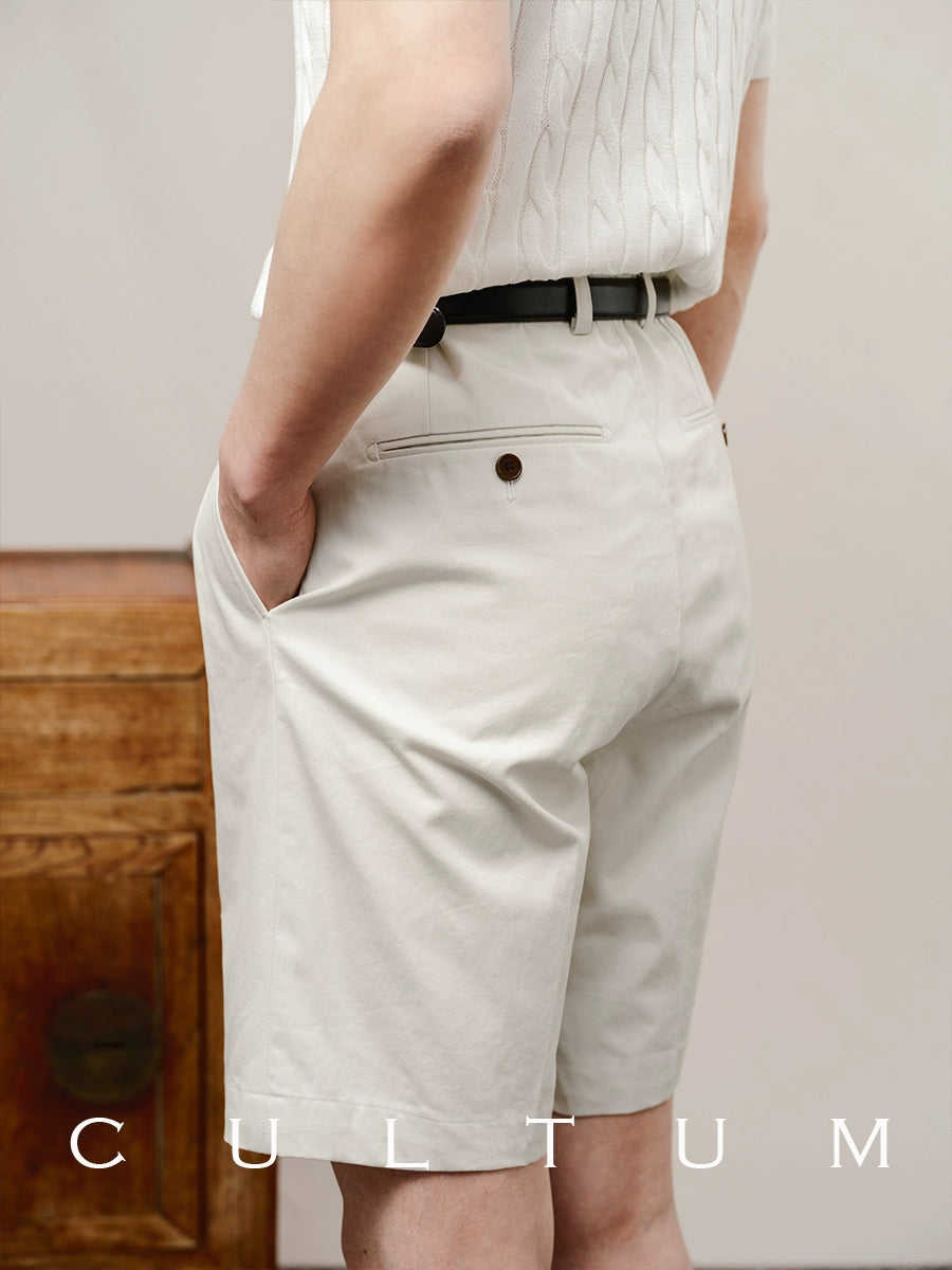 CULTUM Academy Hollywood Waist Pleated Shorts