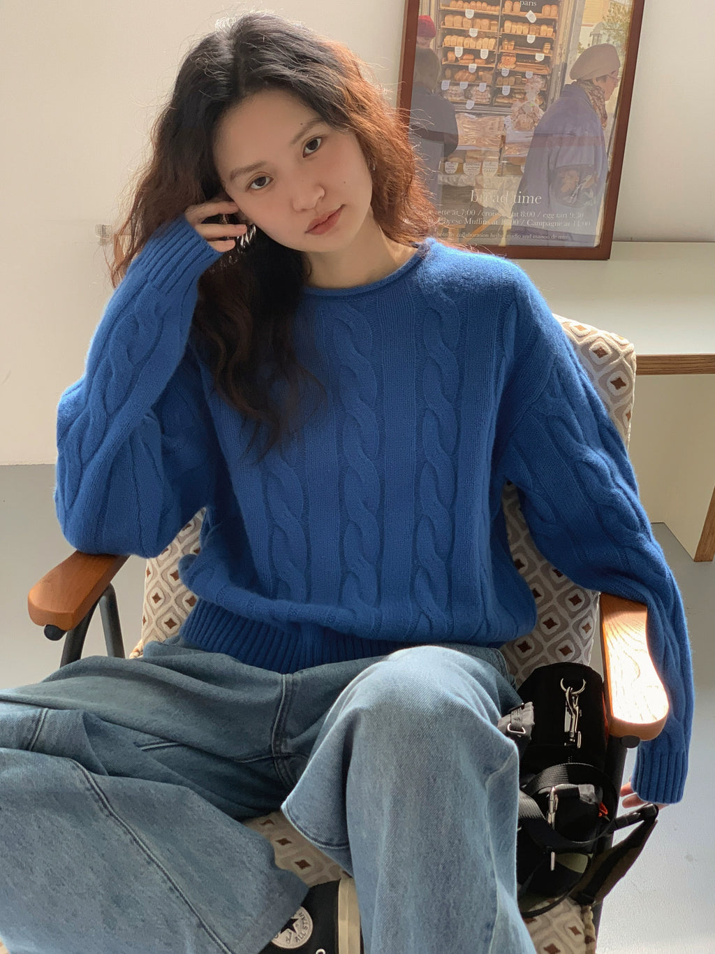 EM Lazy Wind Soft Waxy Twist Sweater (Clearance)