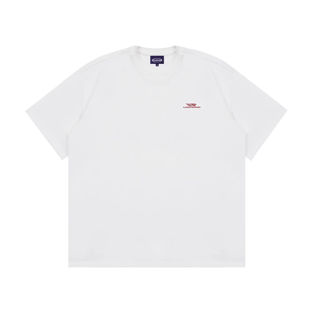 Loopsoon Back Letter Print Versatile Tee