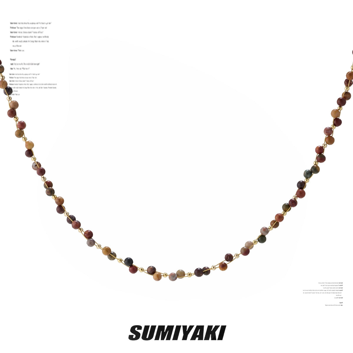 SUMIYAKI Rainbow Dopamine Clavicle Chain