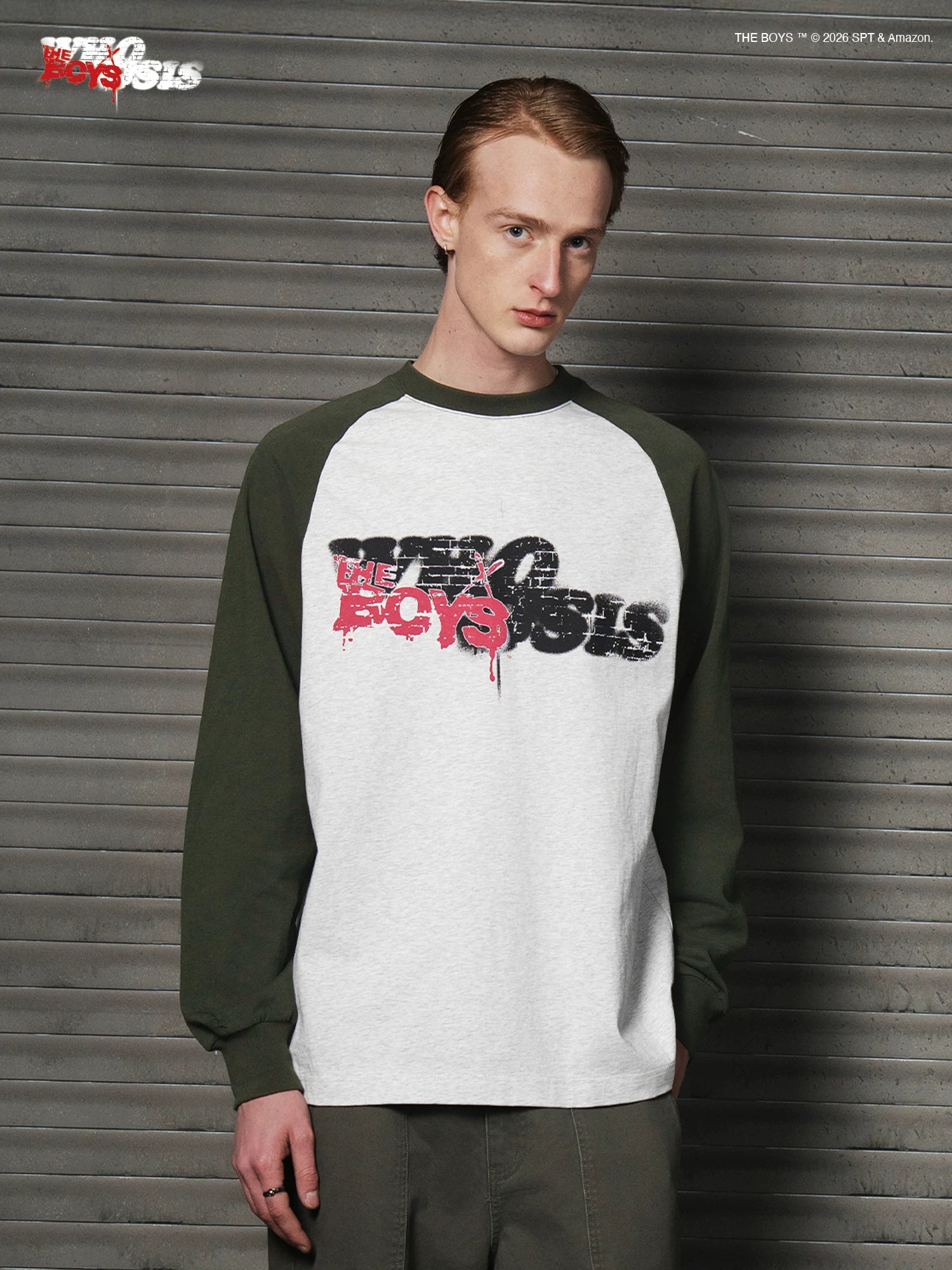 WHOOSIS Shoulder Simple Casual Long Sleeve