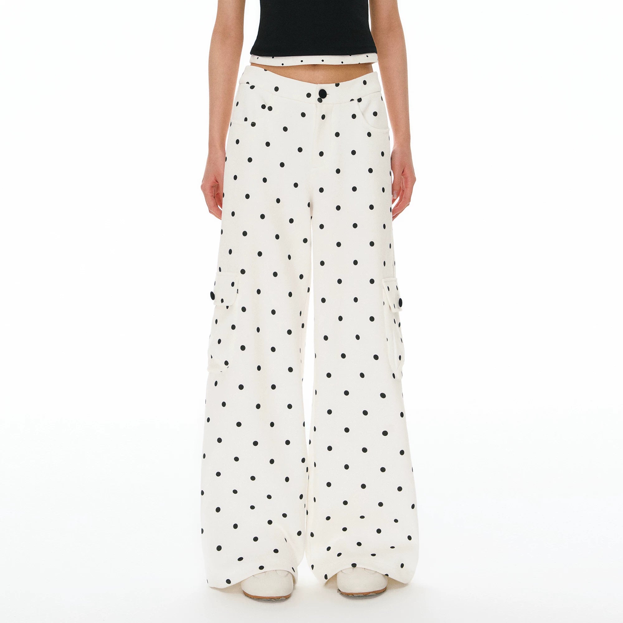 Ariseism Polka-dot Slacks