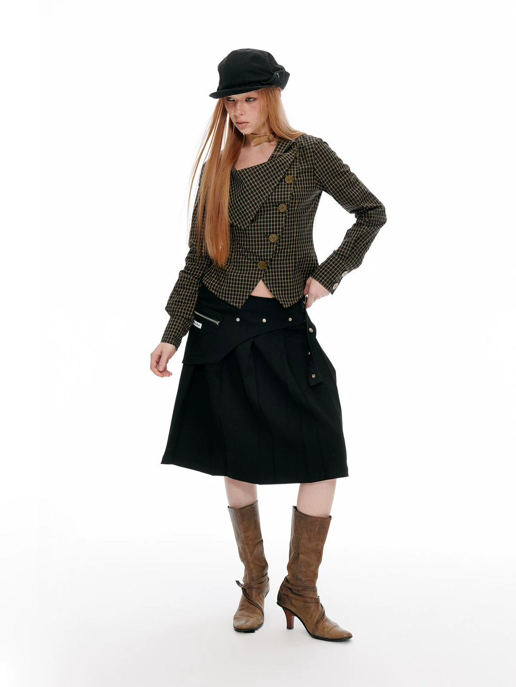 JIKOO Retro Loose Straight Culottes