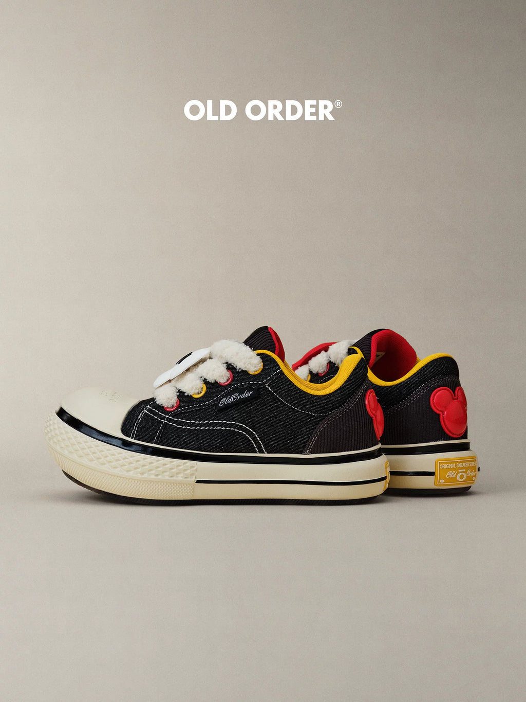 OLDORDER Retro Versatile Big Head Casual Espadrilles