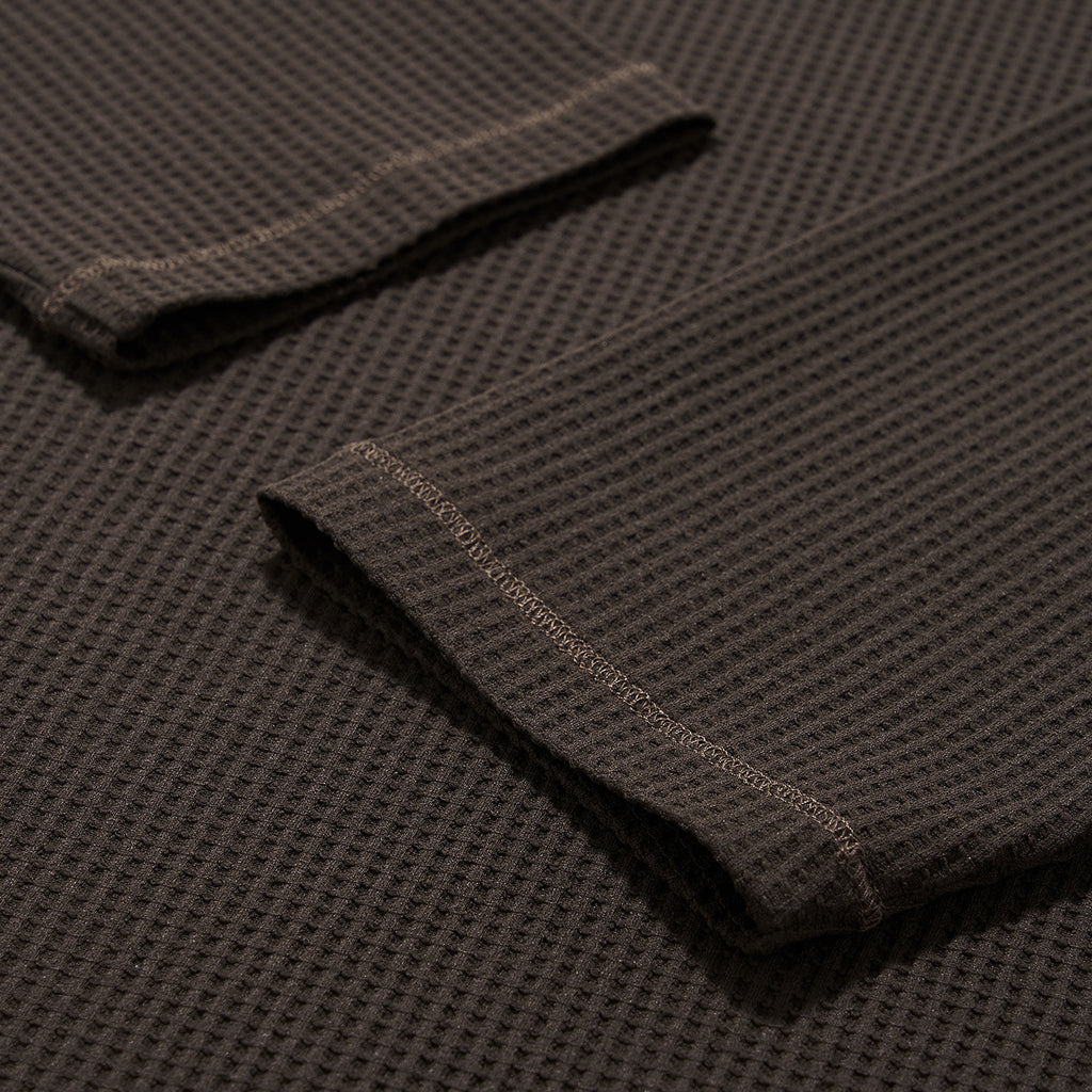 Inflation Waffle Breathable Crew Neck Long Sleeve