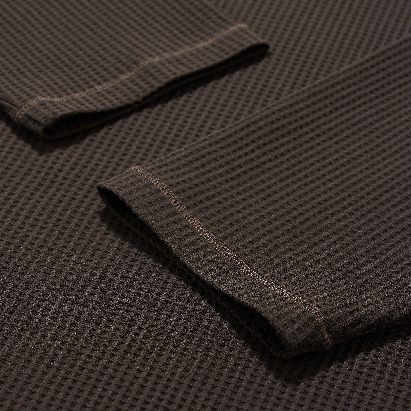 Inflation Waffle Breathable Crew Neck Long Sleeve