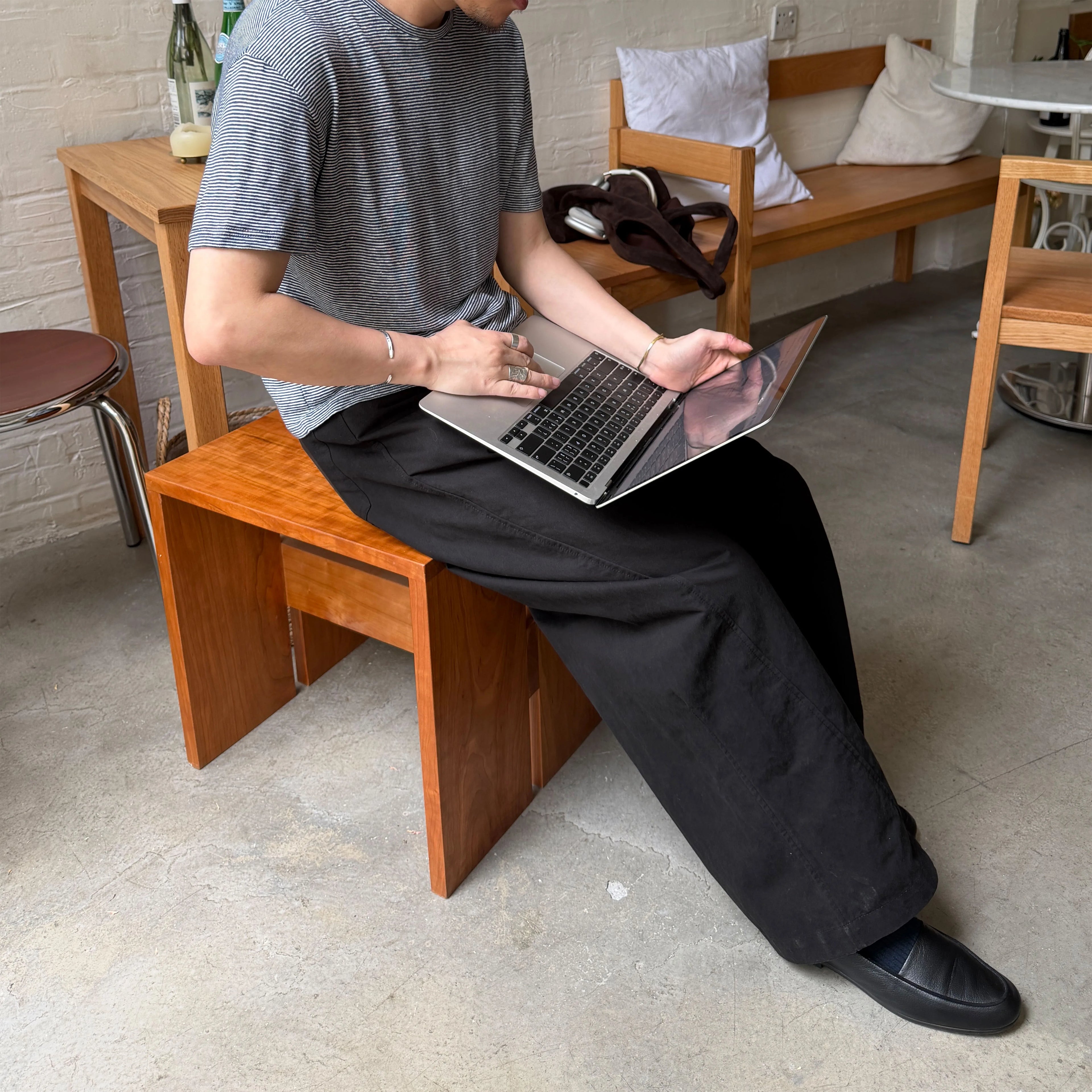 Anniehall Loose Casual Scimitar Pants