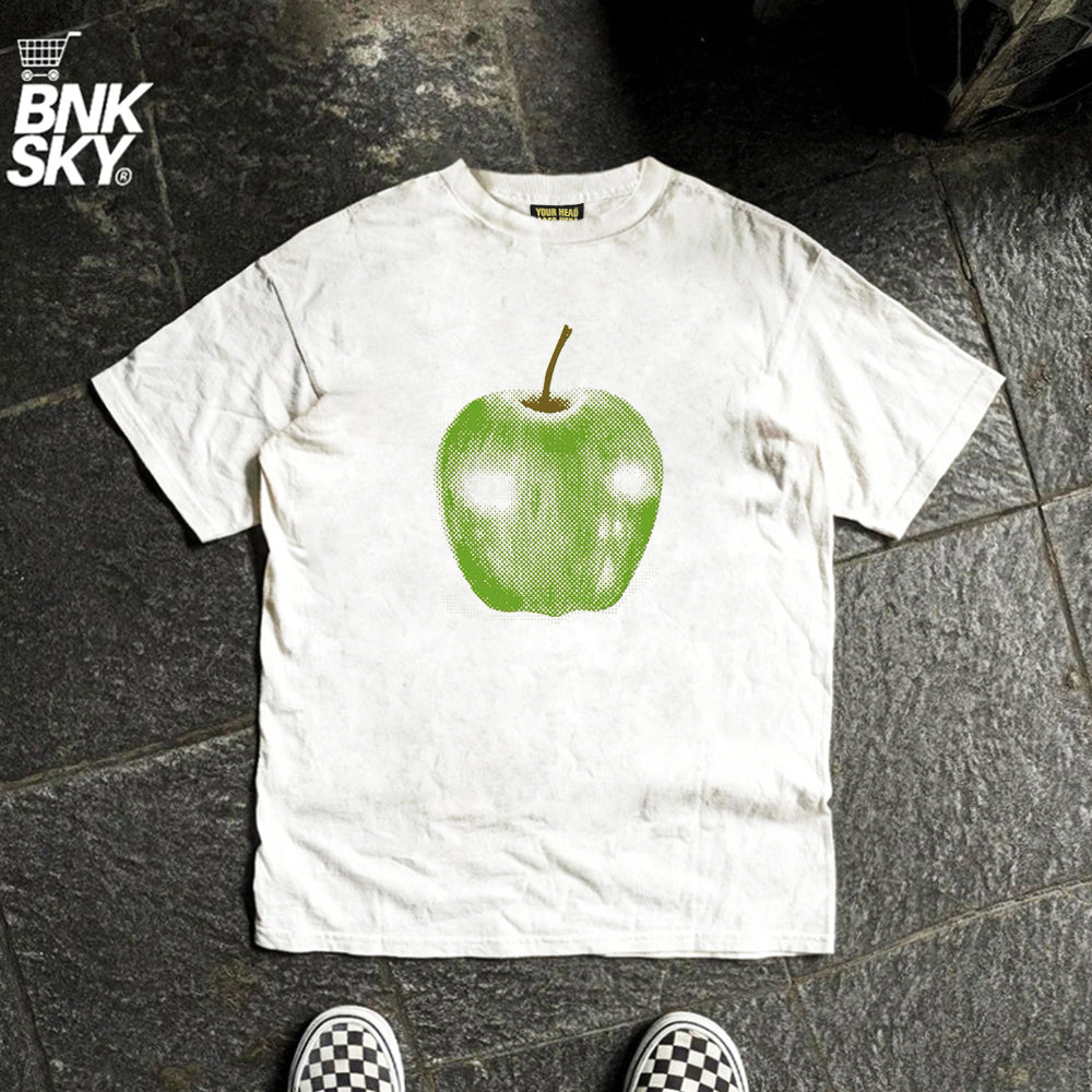 Wang Youbing Studio! GREEN APPLE 260g 100% Cotton Tee