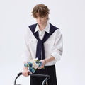 CHOR Shawl Loose Casual Shirt