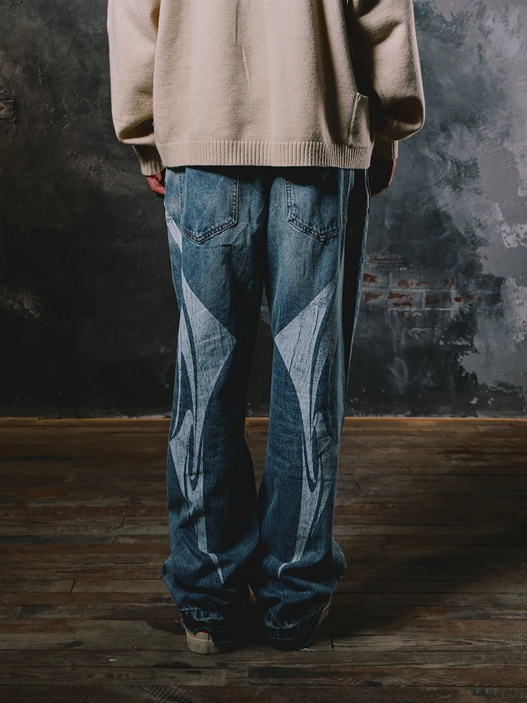 Remedy Trendy Retro Loose Straight Jeans