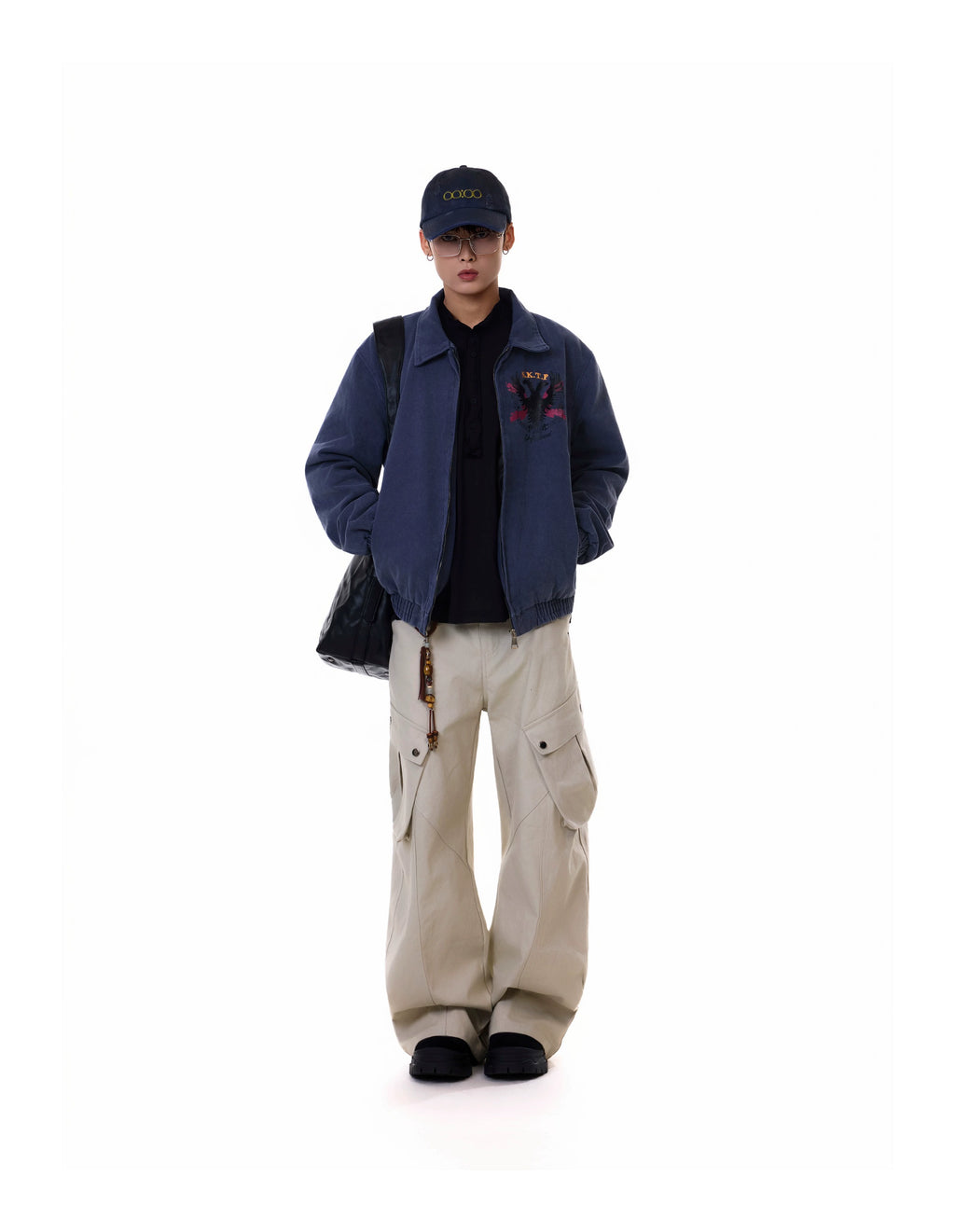 BTSG Dyed Short and Wide Retro Tooling Casual Jacket