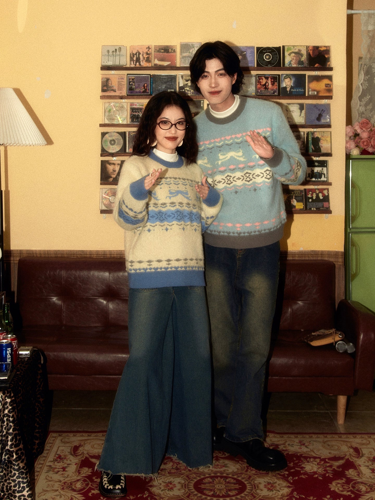 ALOHA Retro Hong Kong Style Lazy Sweater