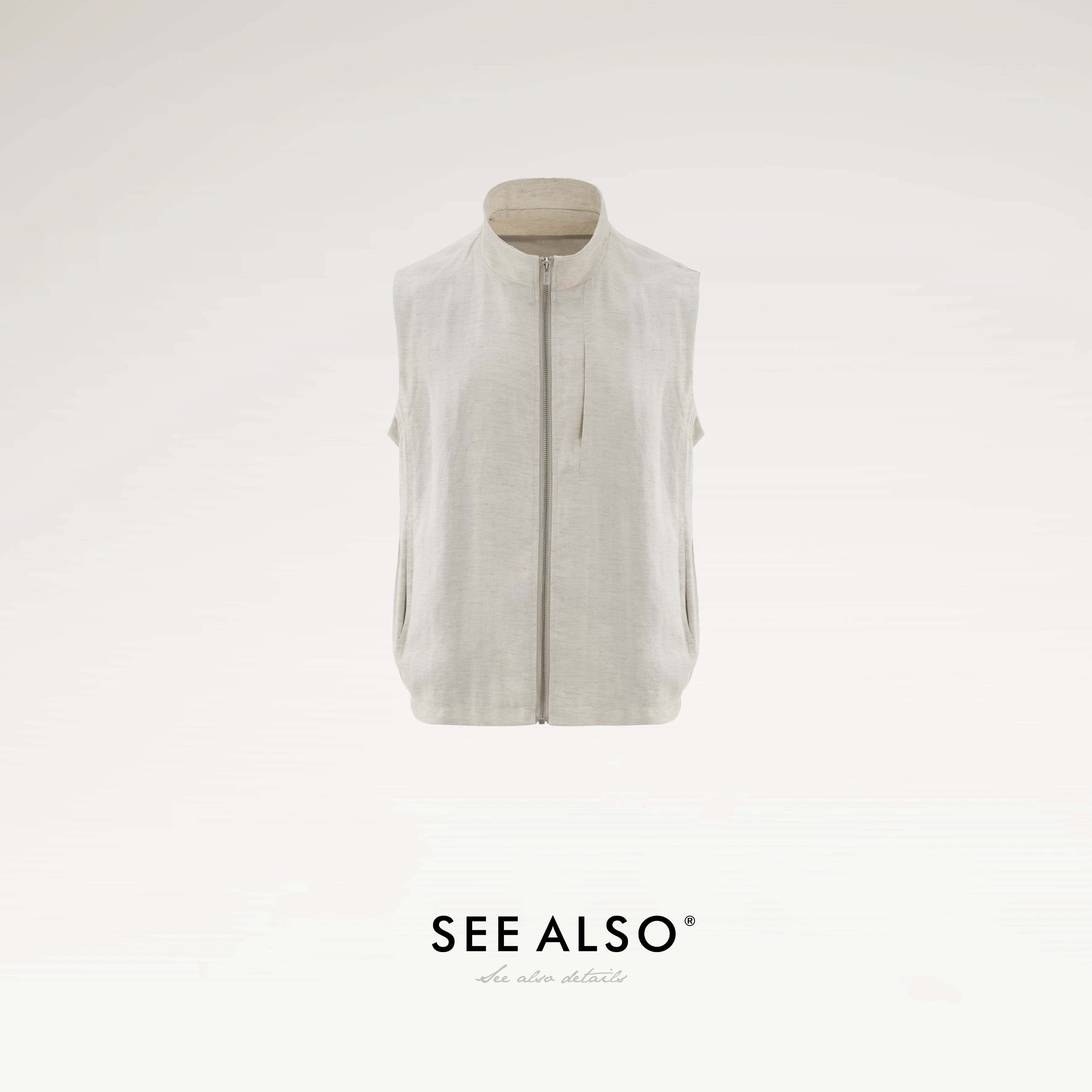 SEE ALSO Vest with Zip-up Collar