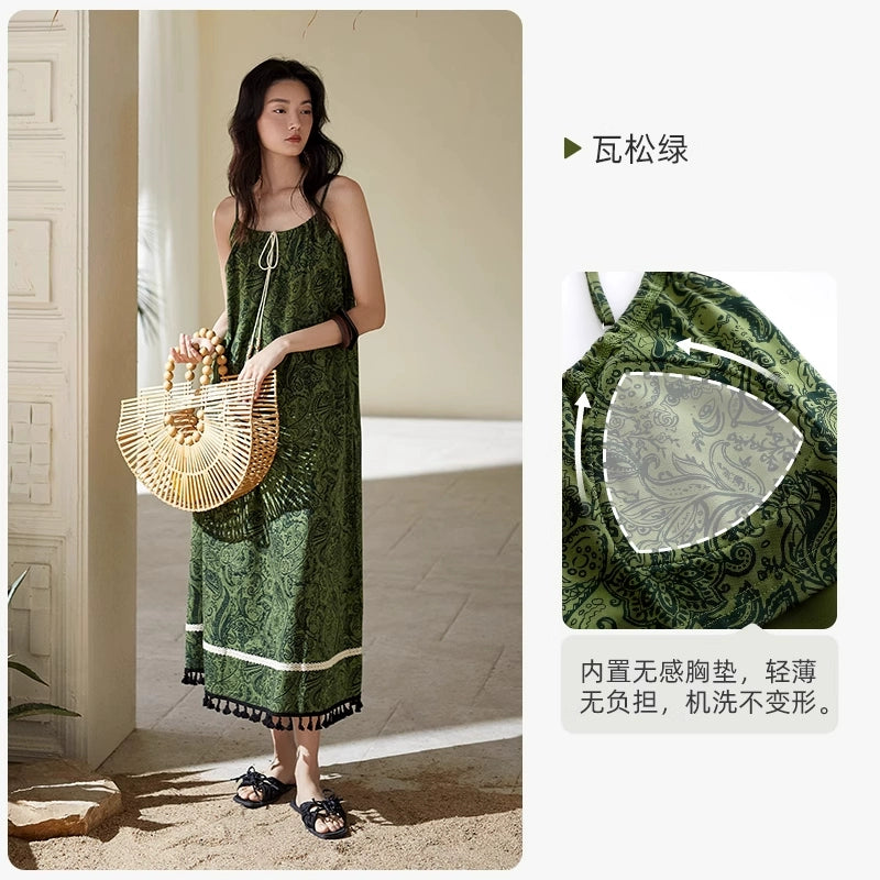 Yuenei with Chest Pad, Sling Vest, Nightdress