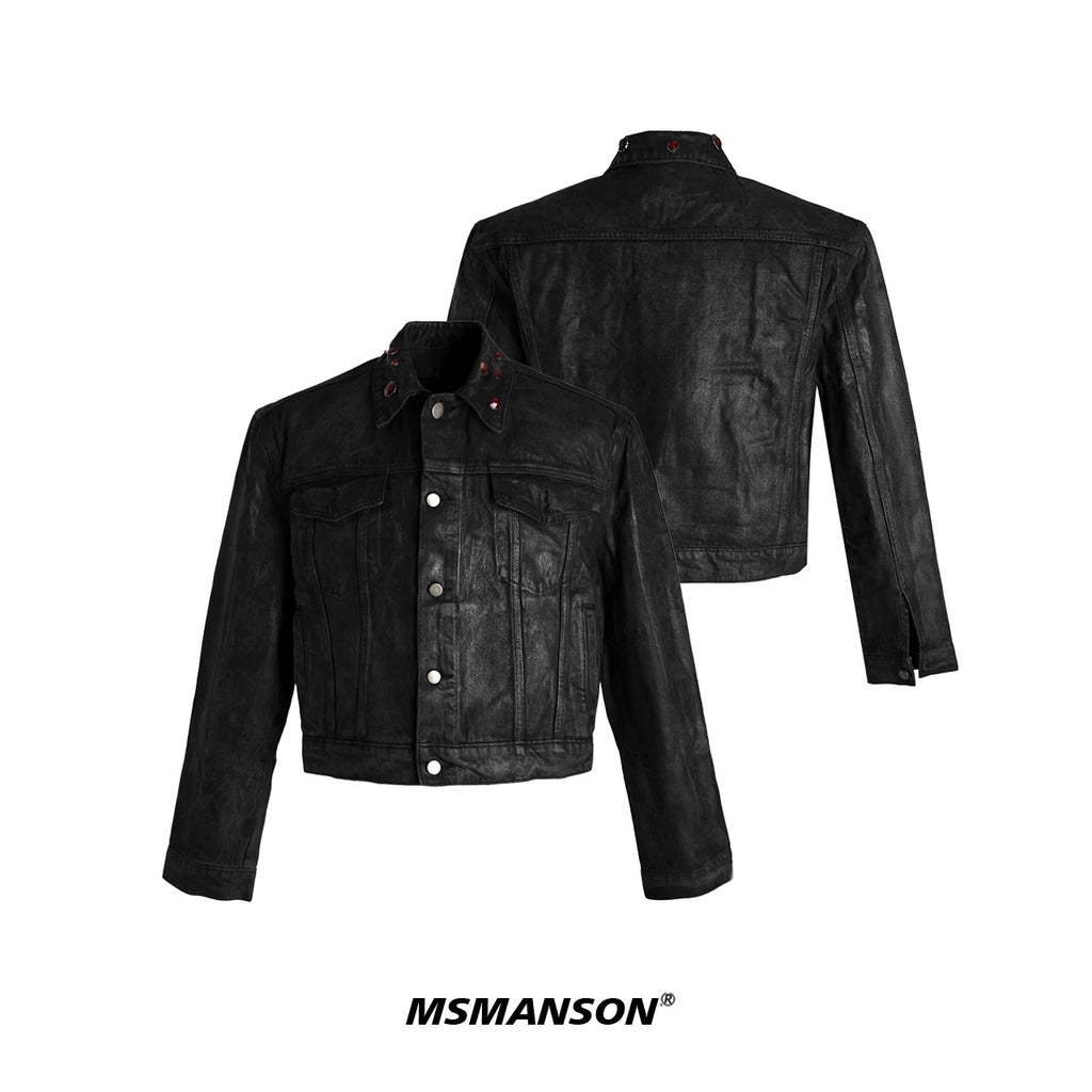 NUndeFineD Vintage Fashion Cropped Denim Suit