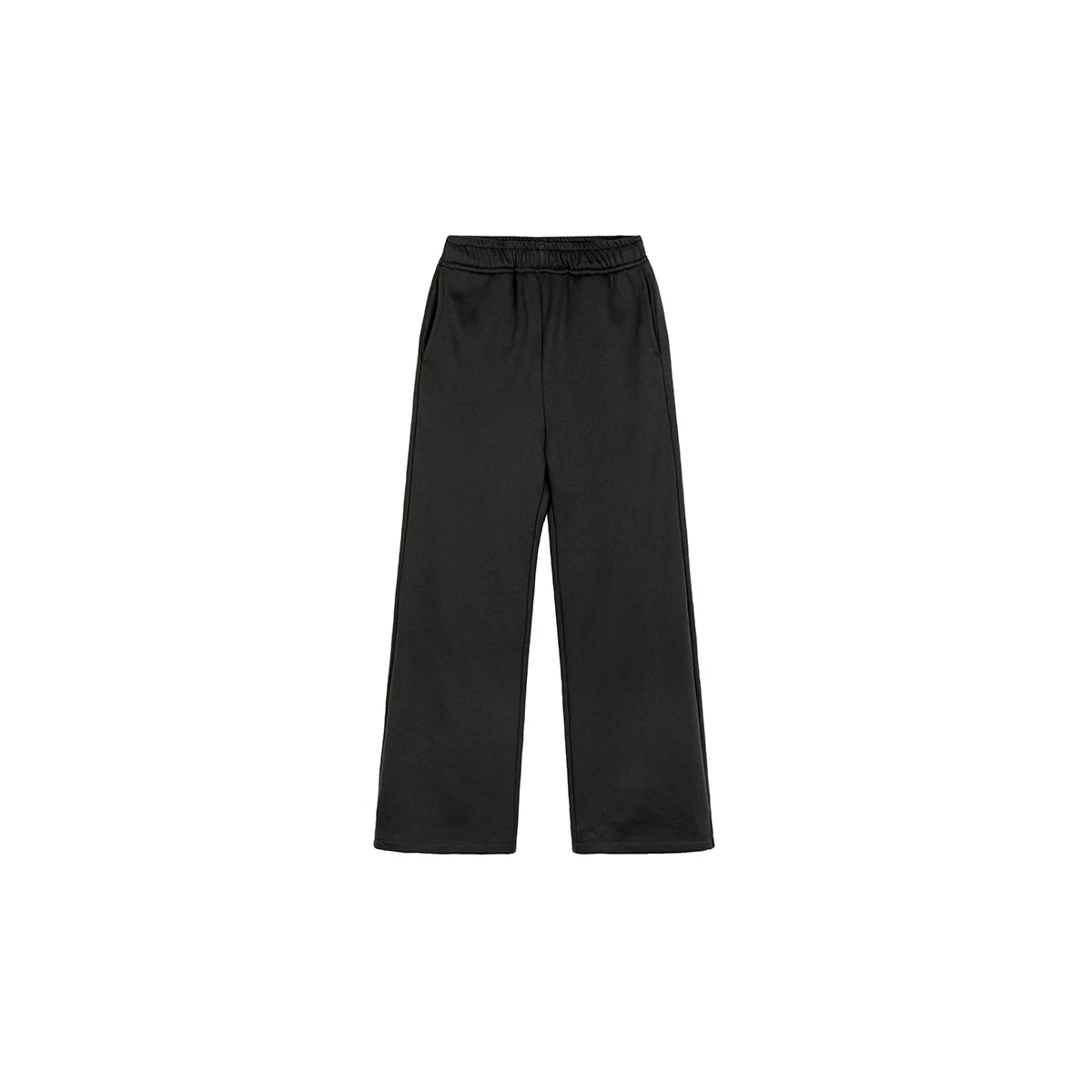 PLUS NO LOGO Thermal Micro-straight Fleece Casual Pants