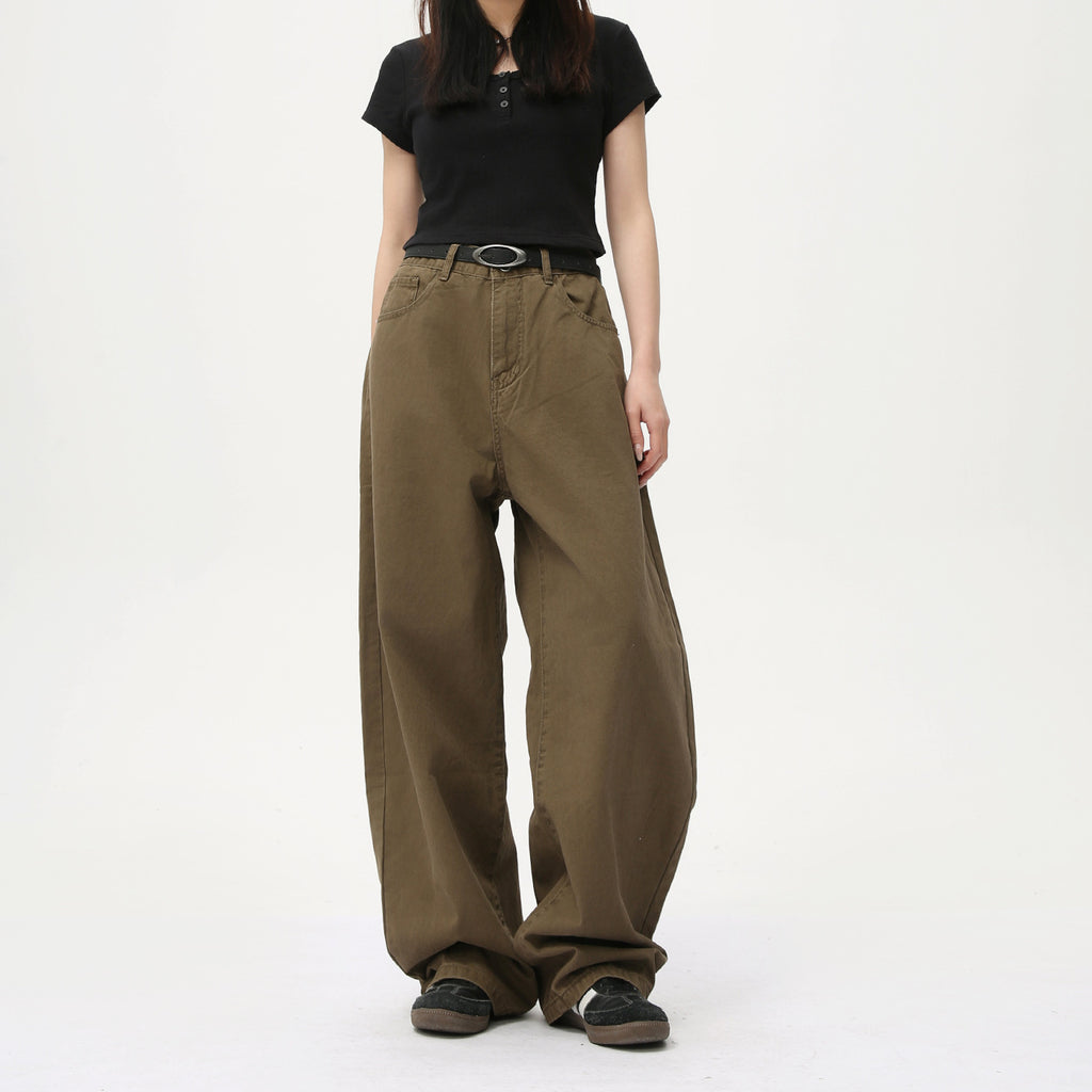 MTLCLOTHES Simple Drape Versatile Casual Scimitar Pants