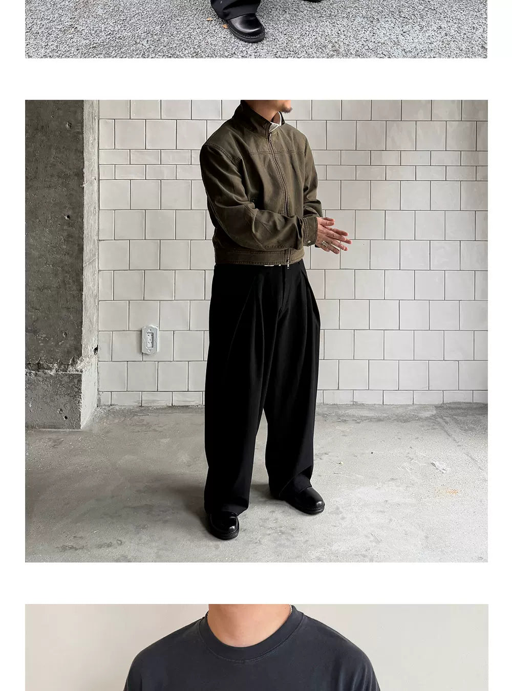Anniehall Loose Drape Casual Trousers