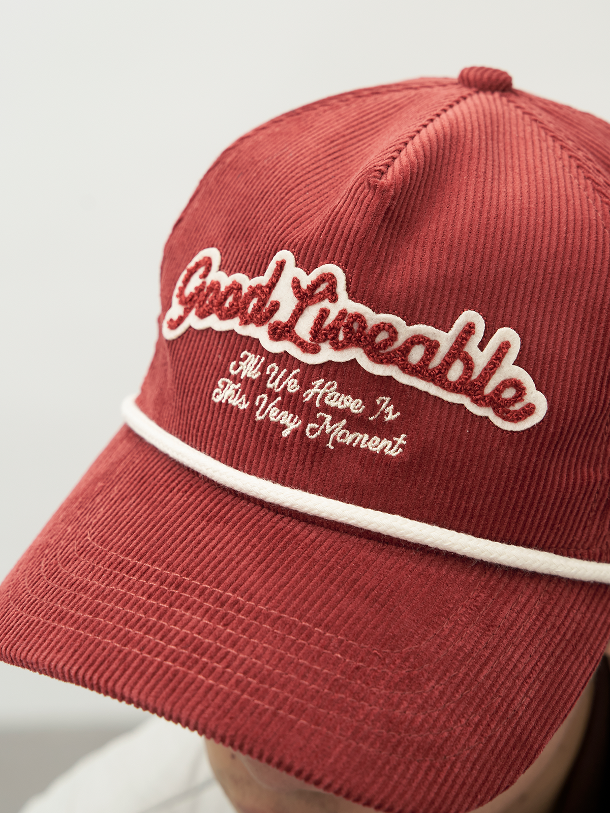 GOODLIVEABLE Retro Corduroy Thermal Cap