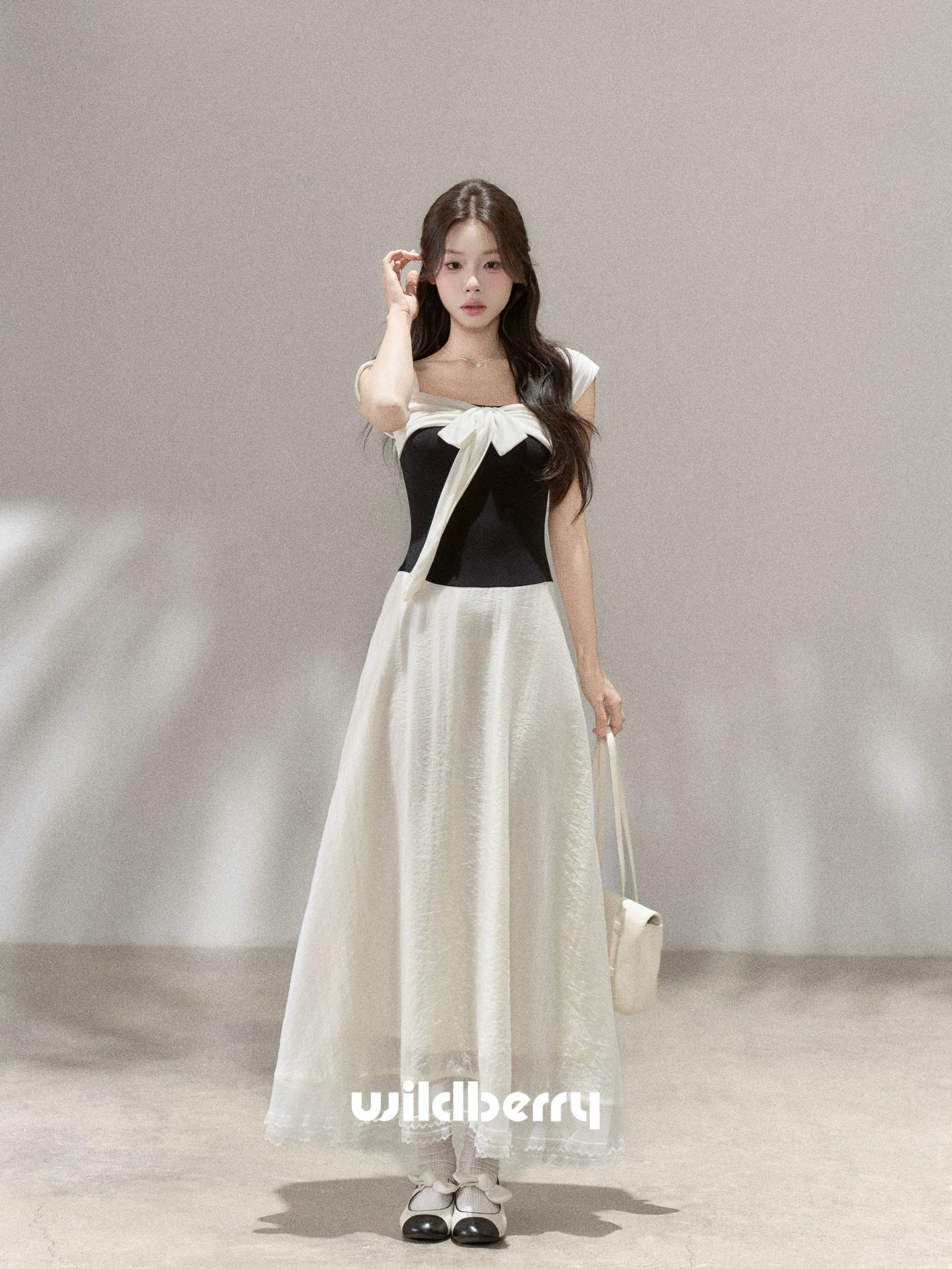 One Wildberry Retro Fake Two Waist Dress