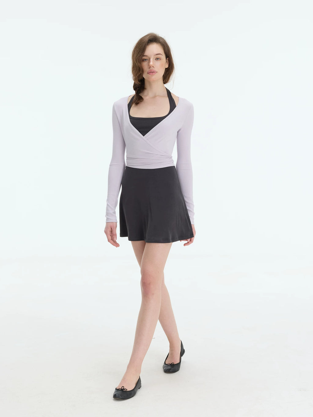 Veryrareme Neck Halter Slim Dress