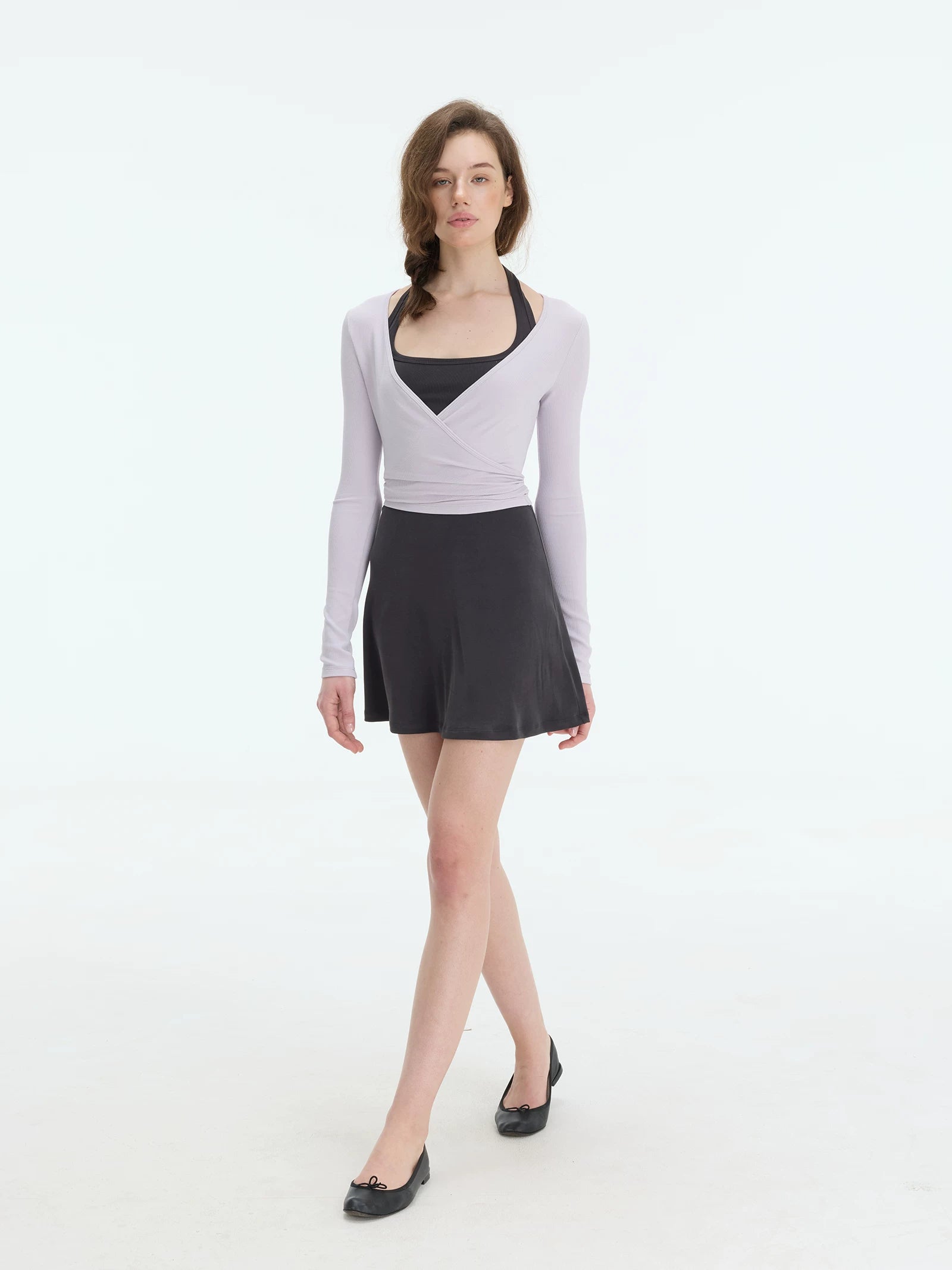 Veryrareme Neck Halter Slim Dress