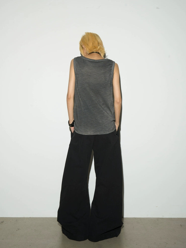 MICHINNYON Niche Personalized Printed Sleeveless Vest