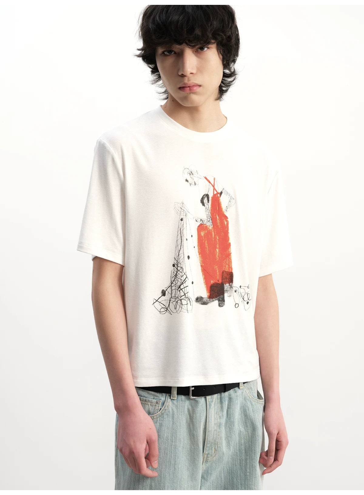 JCAESAR Digital Direct Injection Printing Loose Tee