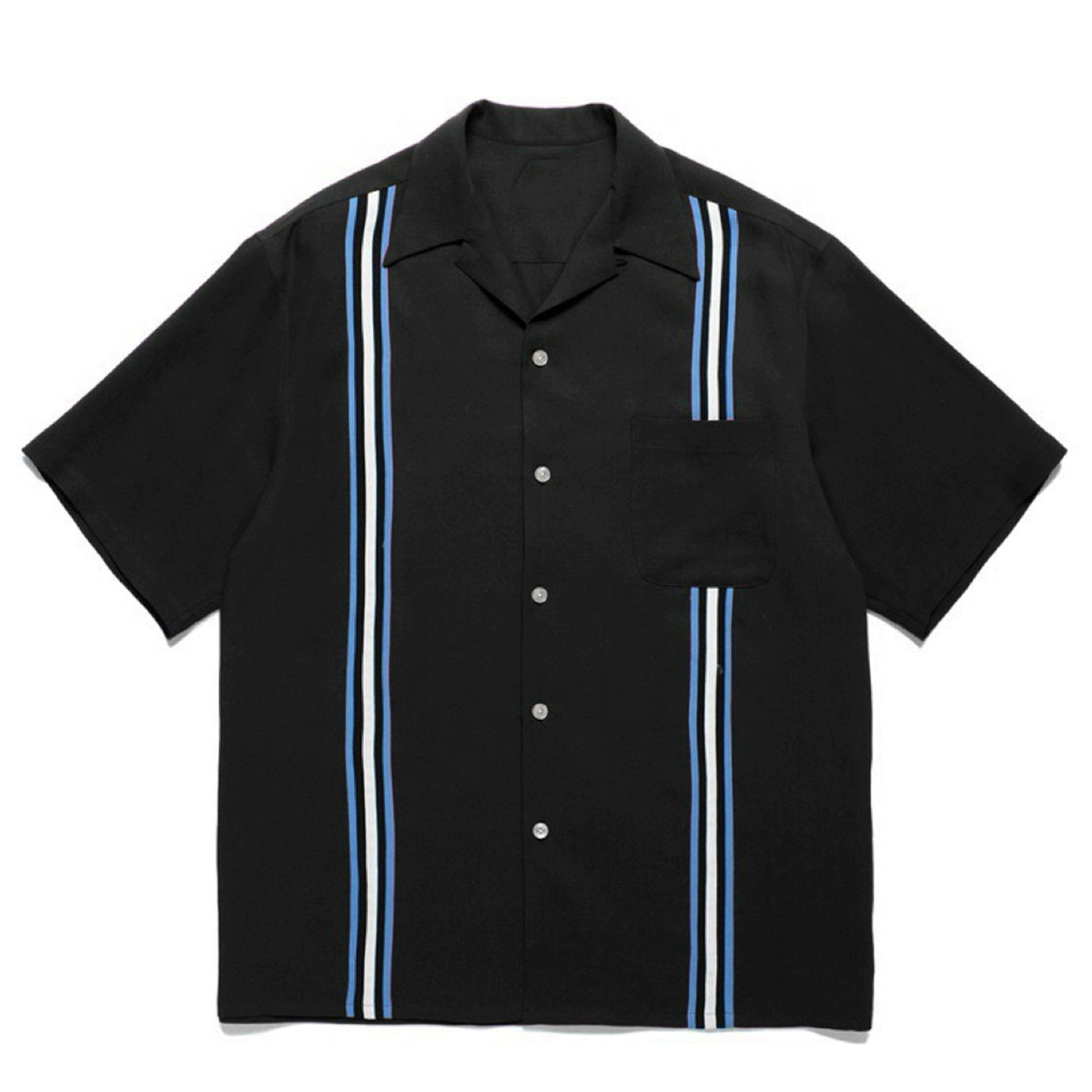 PUBLICRADIO Cuban Collar Summer Loose Short-sleeved Shirt