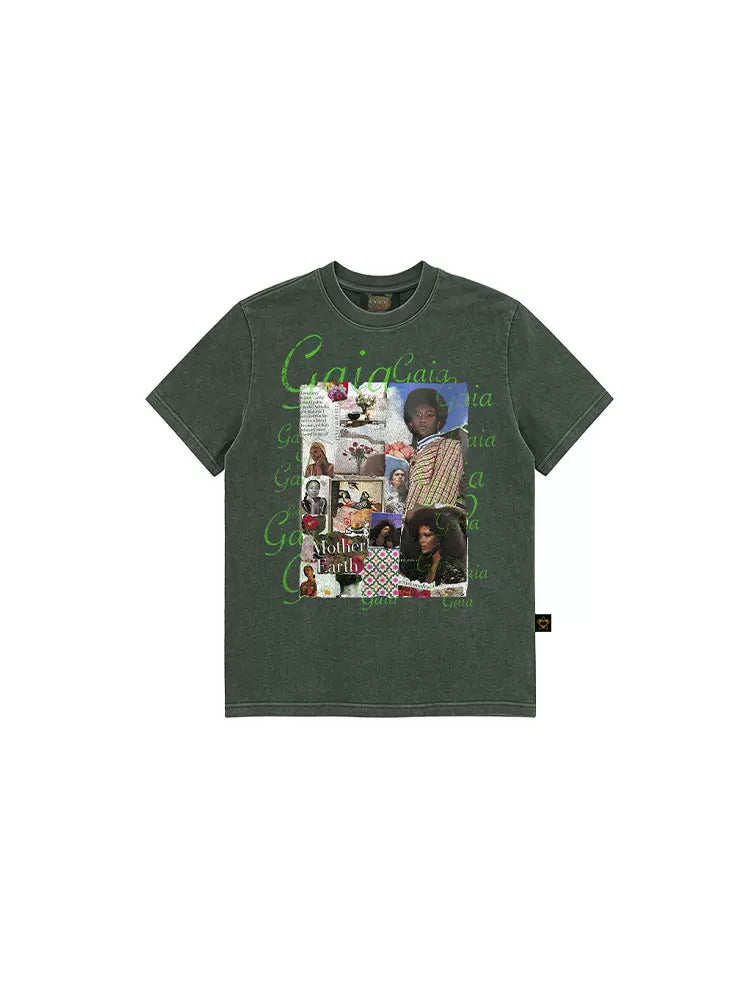 MMBBT Figure Print Front Shoulder Short Tee