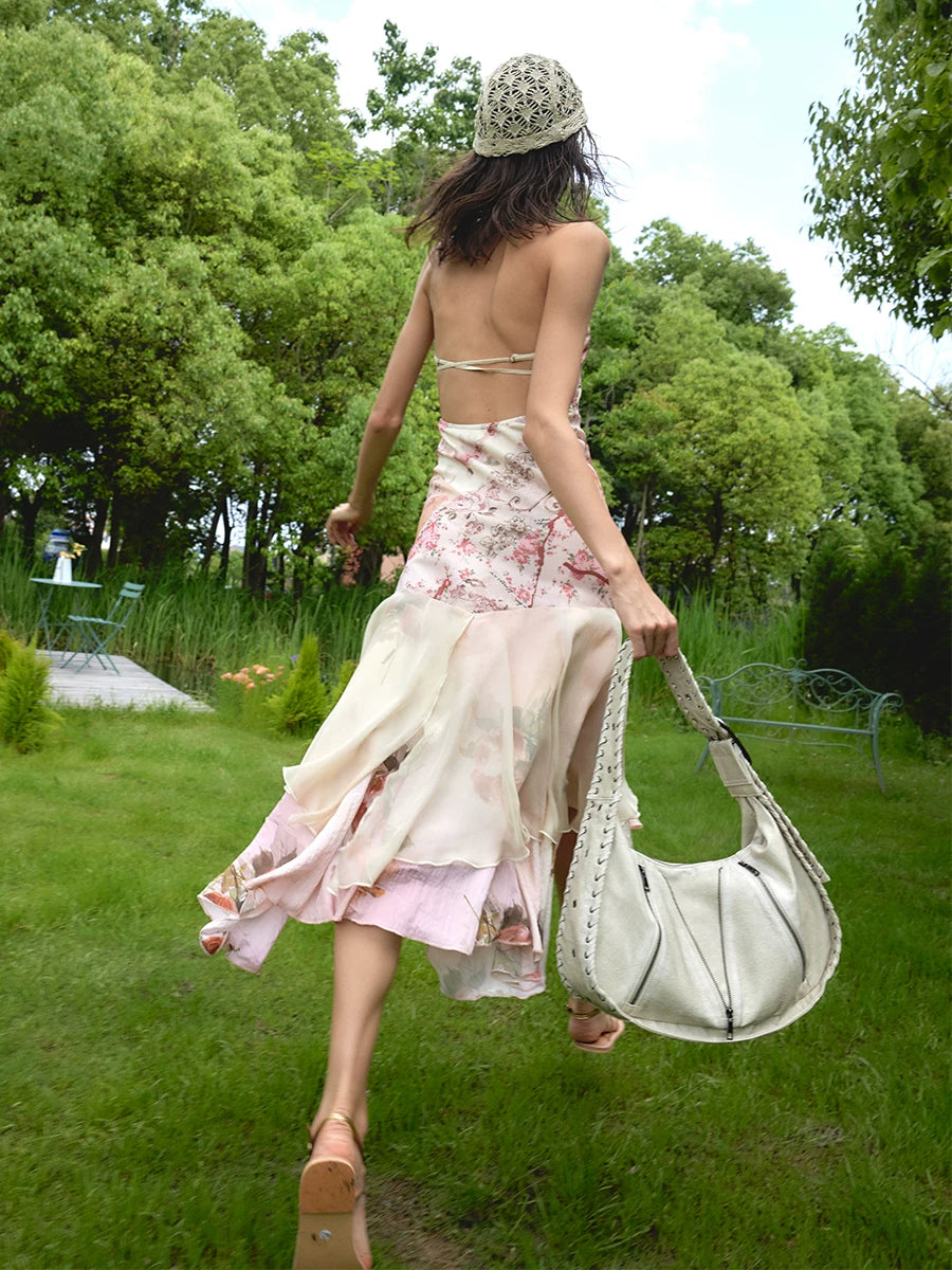 2th Desire Premium Vintage Woven Shoulder Bag Underarm Bag