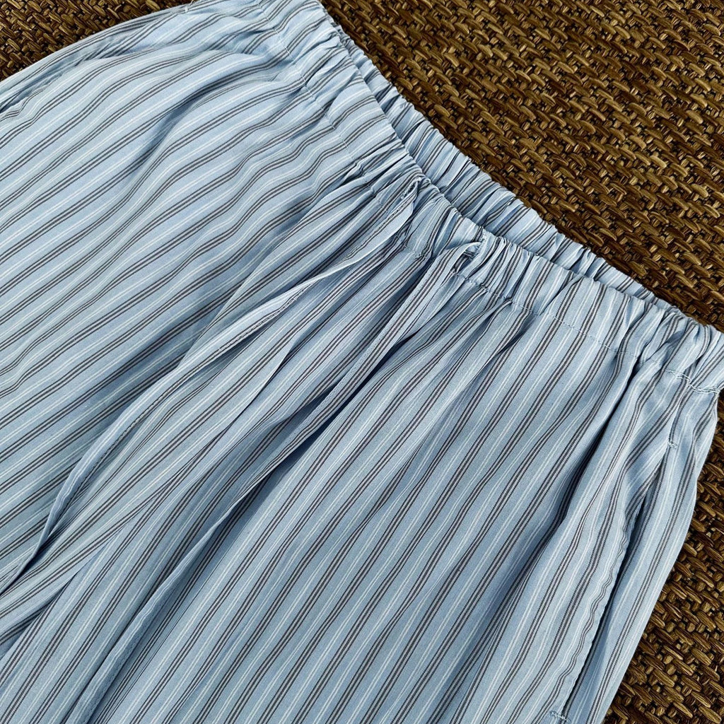 11KN Lazy Vertical Striped Casual Pants
