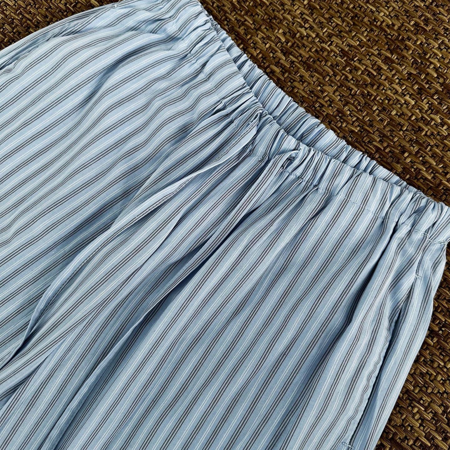 11KN Lazy Vertical Striped Casual Pants