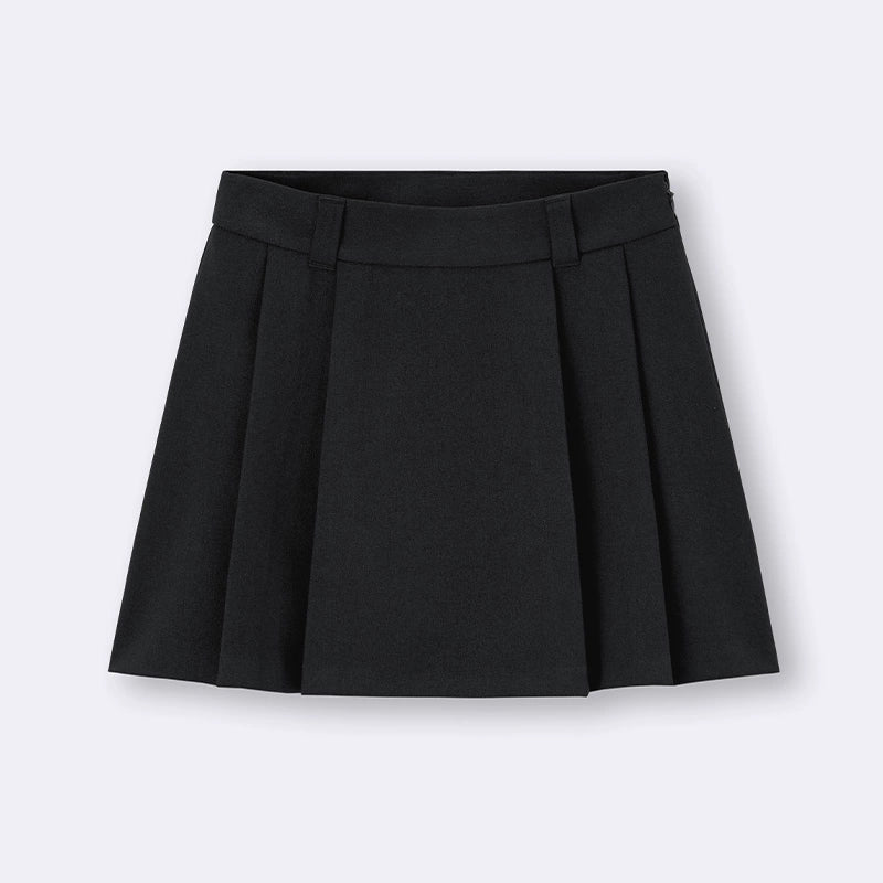 GU Pleated Short Fashion Simple Culottes