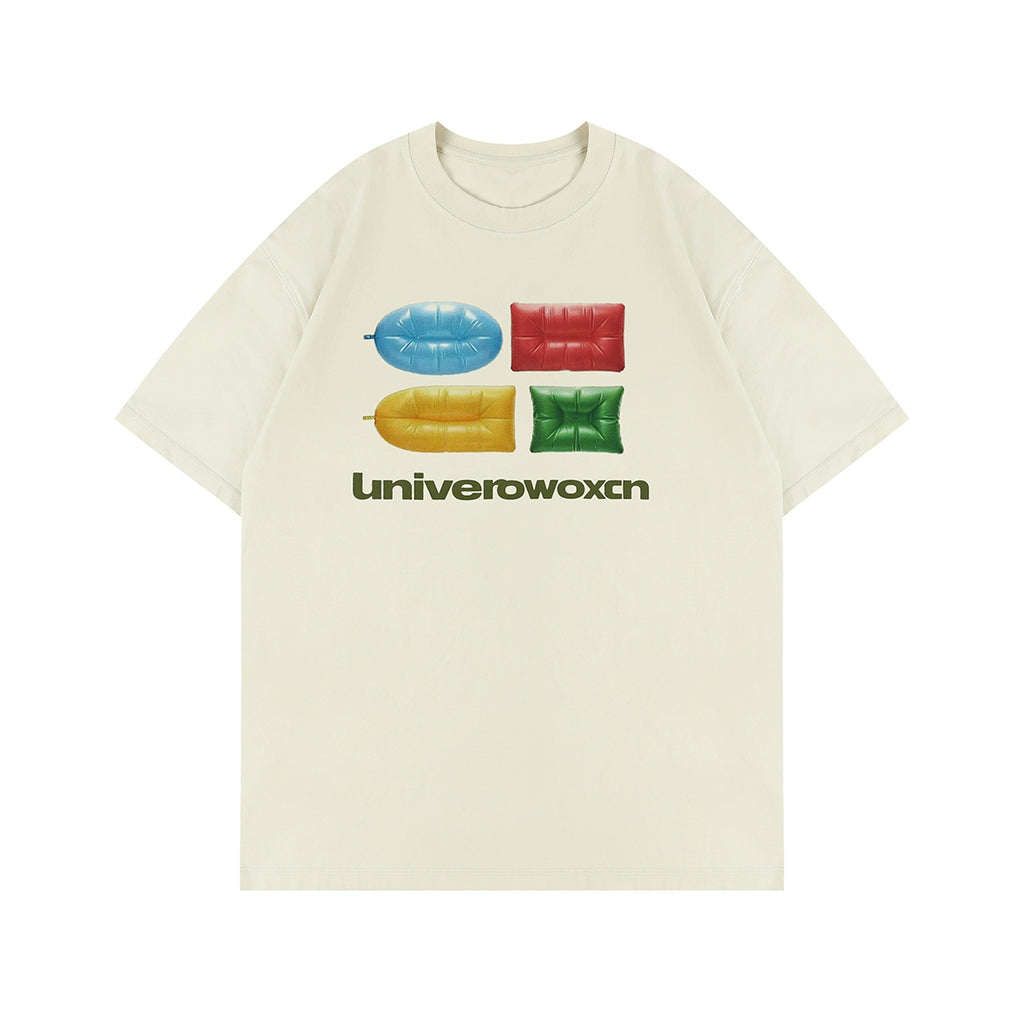 OWOX Versatile Casual Printing Loose Tee