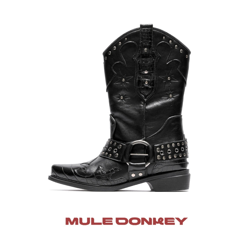 Donkey Mid Knight Boots