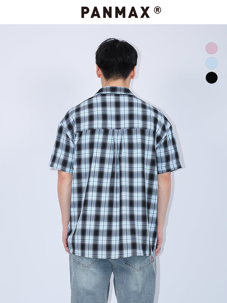 PANMAX Plaid Guochao Loose Shirt
