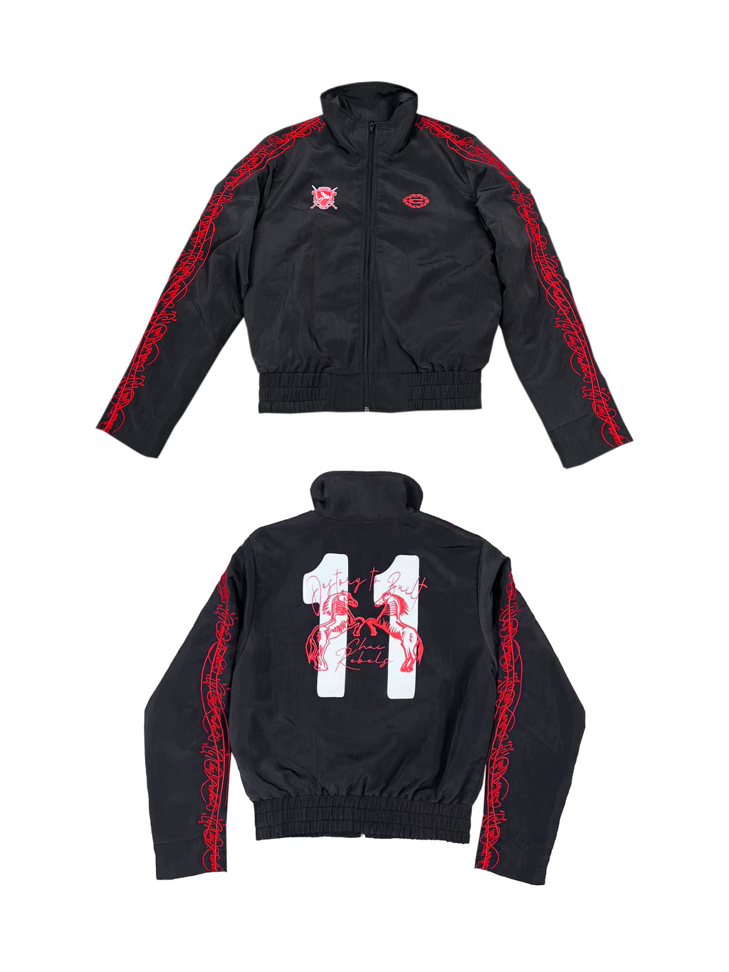 CHAI Pegasus Star Three-dimensional Embroidery Printed Nylon Sports Set