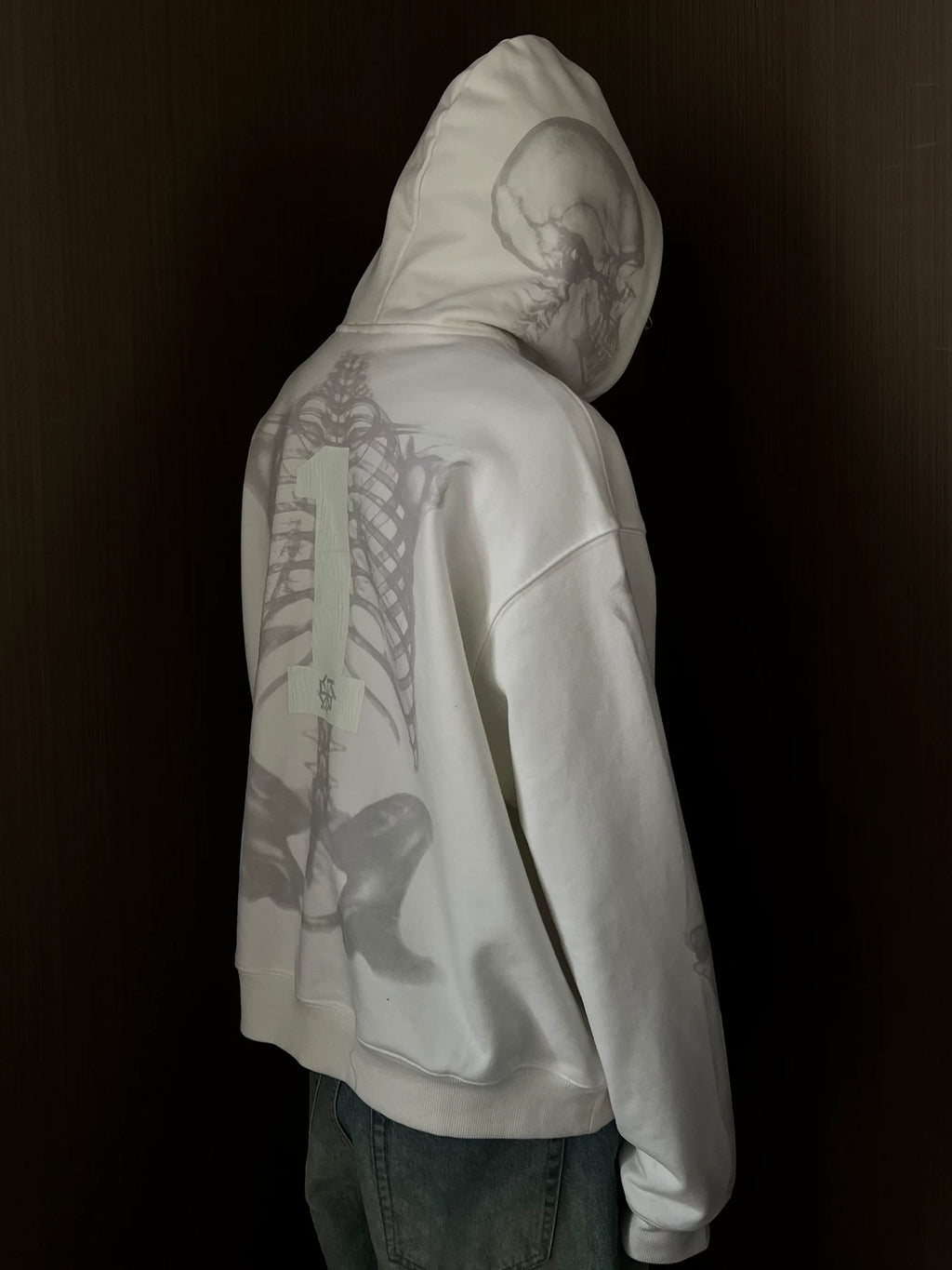 Empty Eyes Vintage Light Variable Loose Hooded Sweater