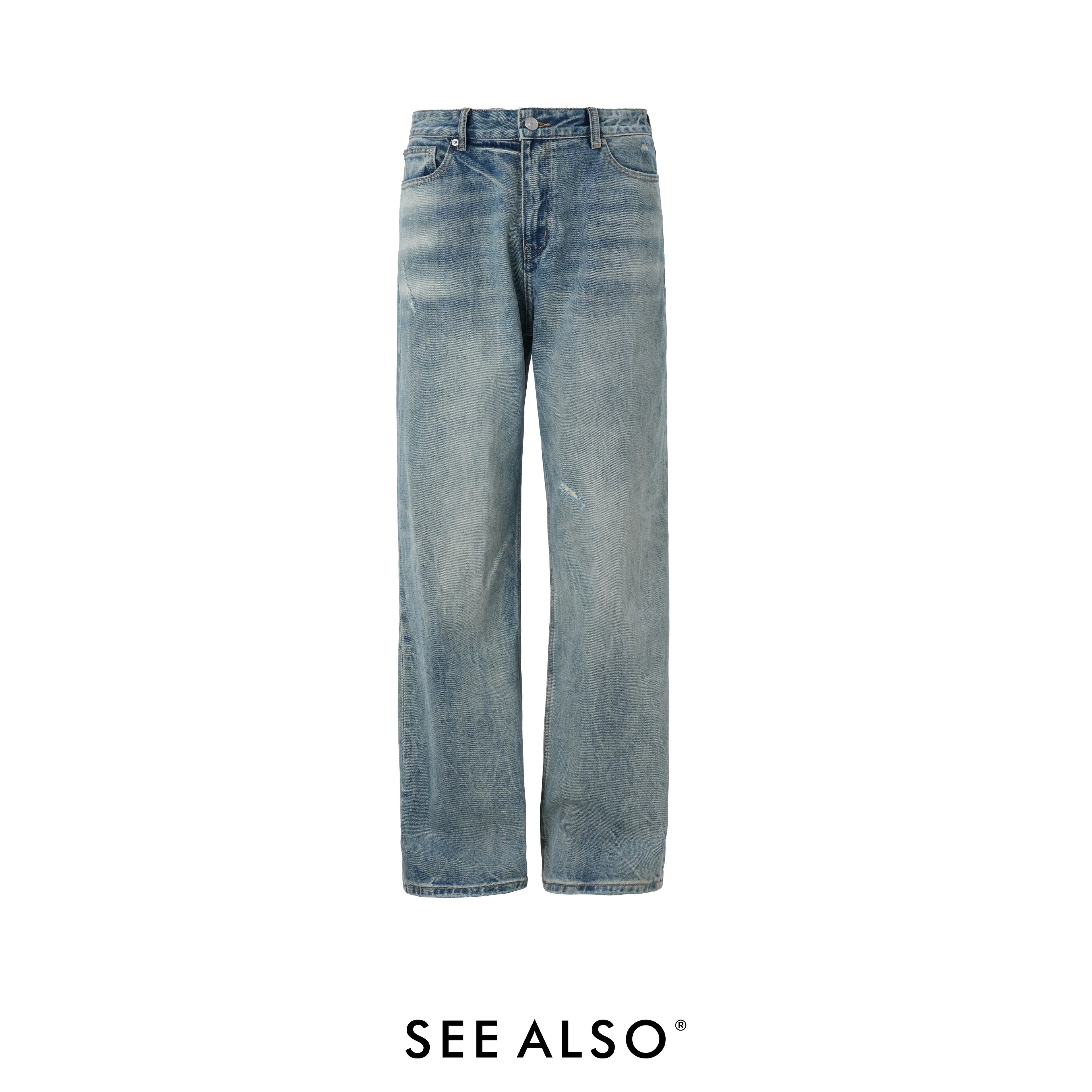 SEE ALSO Vintage Straight Ripped Jeans