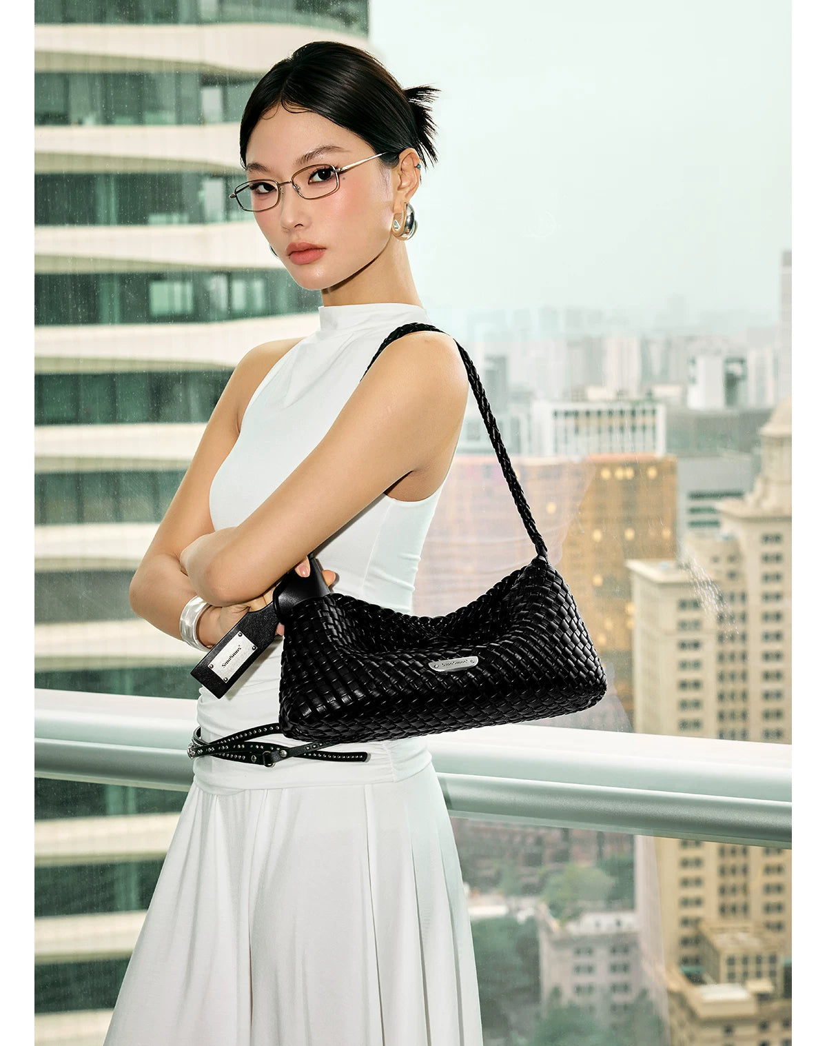 SmoSmos Simple Versatile Woven Underarm Bag